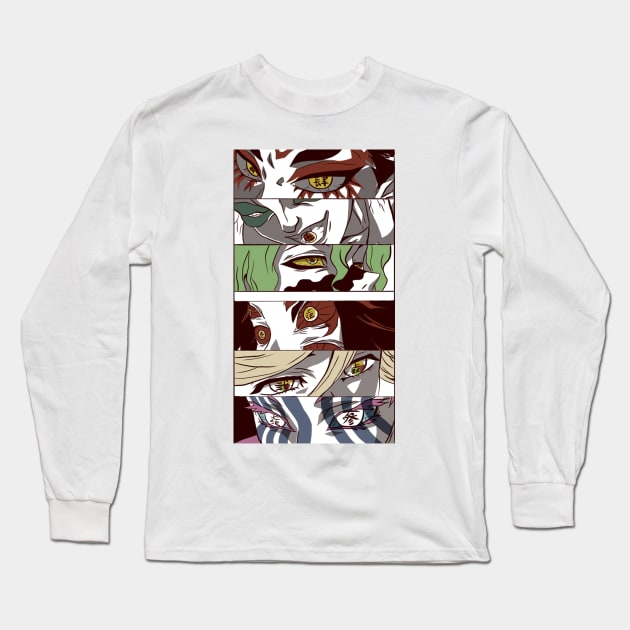 Demon Slayer : Kimetsu no Yaiba Long Sleeve T-Shirt by ARAHUE